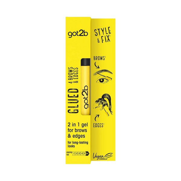 GLUED 4 BROWS & EDGES 2 IN 1 GEL