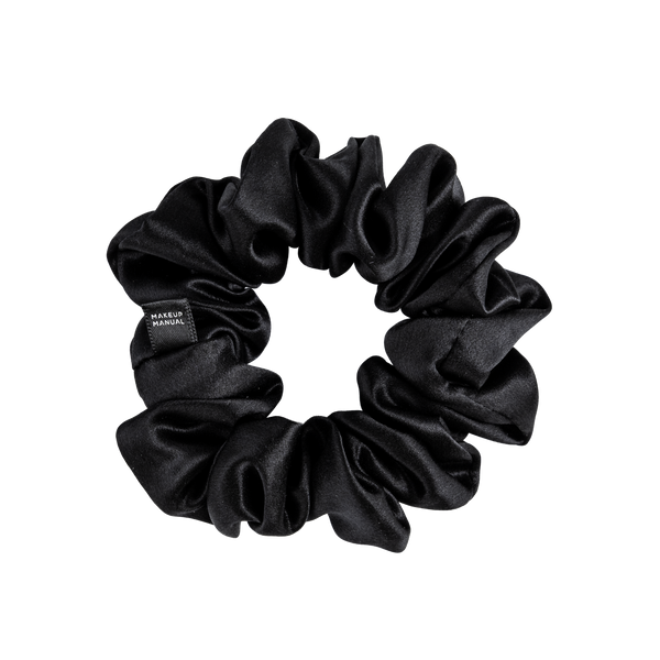 Silk Scrunchie - Black