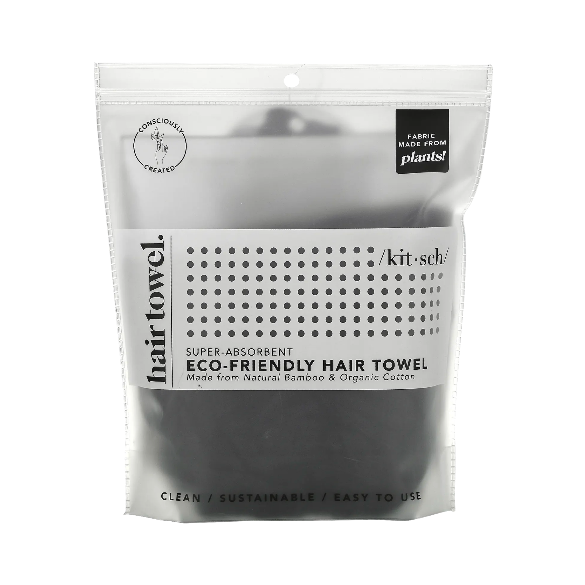 SUPER-ABSORBENT ECO-FRIENDLY HAIR TOWEL